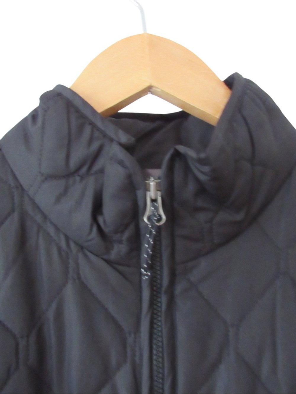 Eddie Bauer Womens Quilted Field Jacket Medium Black All Seasons Lightweight - Picture 3 of 10